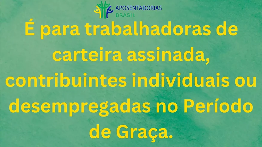 É para alguns grupos de trabalhadoras