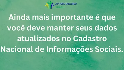 Mantenha os dados atualizados