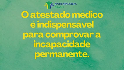 Atestado médico é indispensável